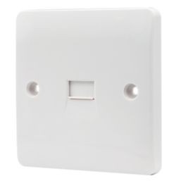Vimark Pro 1-Gang Slave Telephone Socket White
