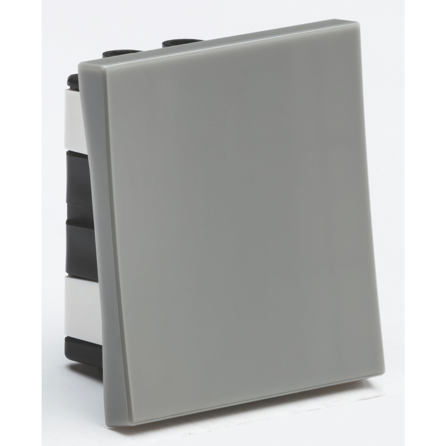 Knightsbridge Wide Rocker 20AX 2-Way Modular Light Switch Grey (808PY)