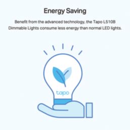TP-Link Tapo B22 GLS LED Smart Light Bulb 8.3W 806lm