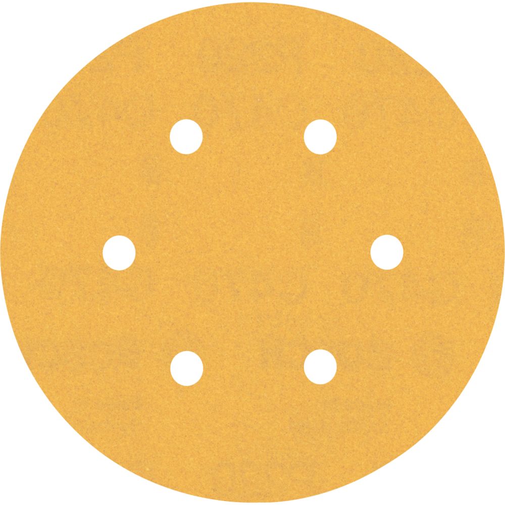 Bosch Expert C470 220 Grit 6Hole Punched Wood Sanding Discs 150mm 50 Pack Screwfix