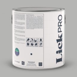 LickPro  2.5Ltr Grey BS 00 A 05 Vinyl Matt Emulsion  Paint