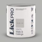 LickPro  2.5Ltr Grey BS 00 A 05 Vinyl Matt Emulsion  Paint
