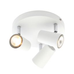 Inlight Harvey Round 3-Light Spotlight White