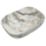 Rectangular White Marble Washbowl No Tap Holes 460mm