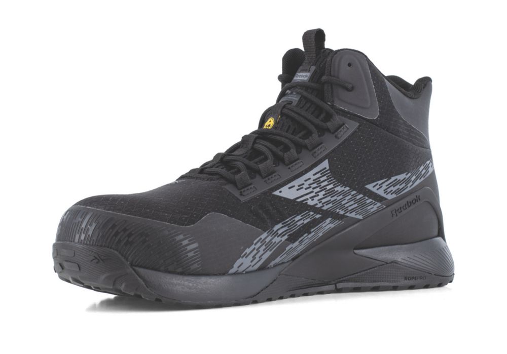 Reebok Nano X1 Adventure Size 12 Black Water-Resistant Safety