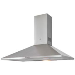 Cooke & Lewis  Chimney Hood Stainless Steel 900mm