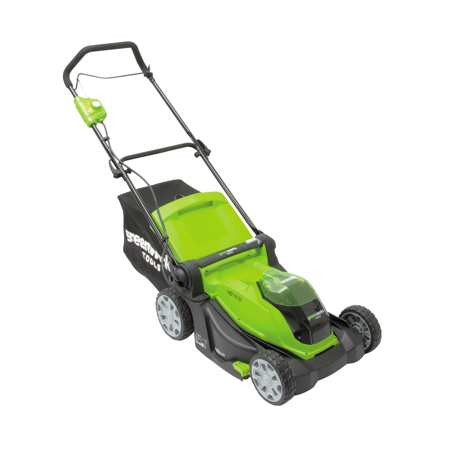 Greenworks 40V Li-Ion Cordless 41cm Lawn Mower - Bare (809HT)