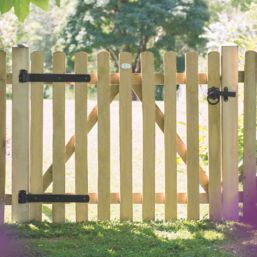 Forest  Garden Gate 1000mm x 900mm Natural Timber