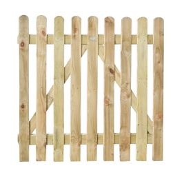 Forest  Garden Gate 1000mm x 900mm Natural Timber
