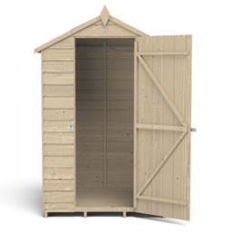 Forest  4' x 3' (Nominal) Apex Overlap Timber Shed with Assembly