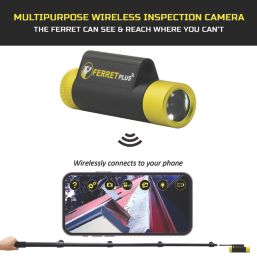 Ferret Tools CFWF50P Wireless Inspection Camera With Non‑Contact Voltage Detection