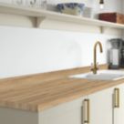 Wilsonart Matt Brown Wood Effect Laminate Upstand 3000mm x 100mm x 20mm