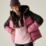 Regatta Aldthorn Womens Hooded Puffer Jacket (colour-block) Violet/Black - 0W3 Size 8