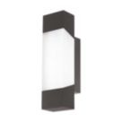 Eglo Gorzano Outdoor LED Wall Light Black 8W 550lm