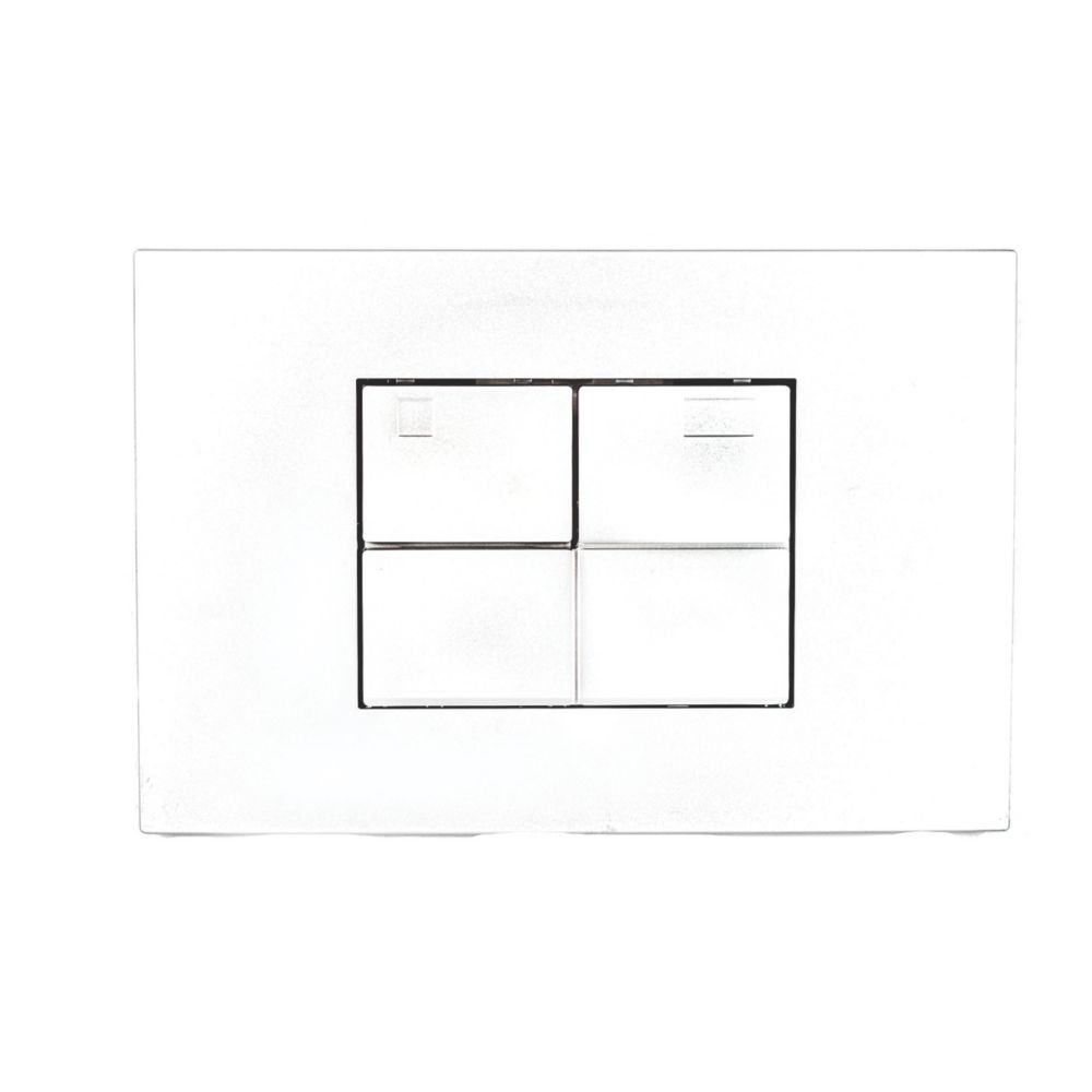 Fluidmaster Tile Dual-Flush T-Series Activation Plate White