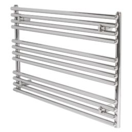 Towelrads 600mm x 1000mm 805BTU Chrome Flat Designer Towel Radiator