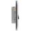 British General Nexus Metal 20A 16AX 4-Gang 2-Way Light Switch  Polished Chrome