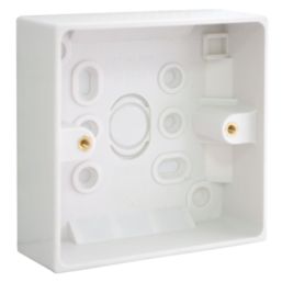 British General 900 Series 1-Gang Surface Pattress  Back Boxes 27mm 5 Pack