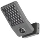 Lutec Atlantis Outdoor LED Anti-Glare Floodlight With PIR Sensor Dark Grey 14W 2000lm