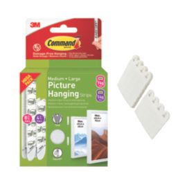Command Self-Adhesive Picture Hanging Strips Medium/Large 12 Pack