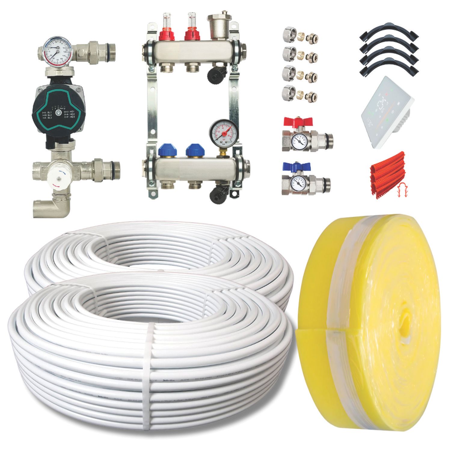 Towelrads Wired Wet System Underfloor Heating 40m² (810CG)