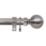 Renaissance Brushed Nickel Curtain Pole 28/25mm x 120-210cm