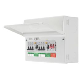 British General Circuit Protection 6-Module 6-Way Populated High Integrity Main Switch Consumer Unit