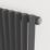 Ximax Aurora 600mm x 1260mm 3515BTU Anthracite Horizontal Designer Radiator