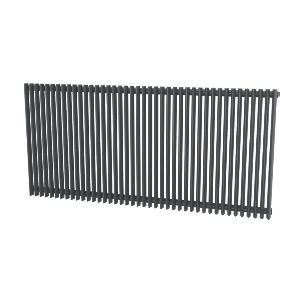 Ximax 600mm x 1260mm 3515BTU Anthracite Horizontal Designer Radiator