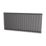 Ximax Aurora 600mm x 1260mm 3515BTU Anthracite Horizontal Designer Radiator
