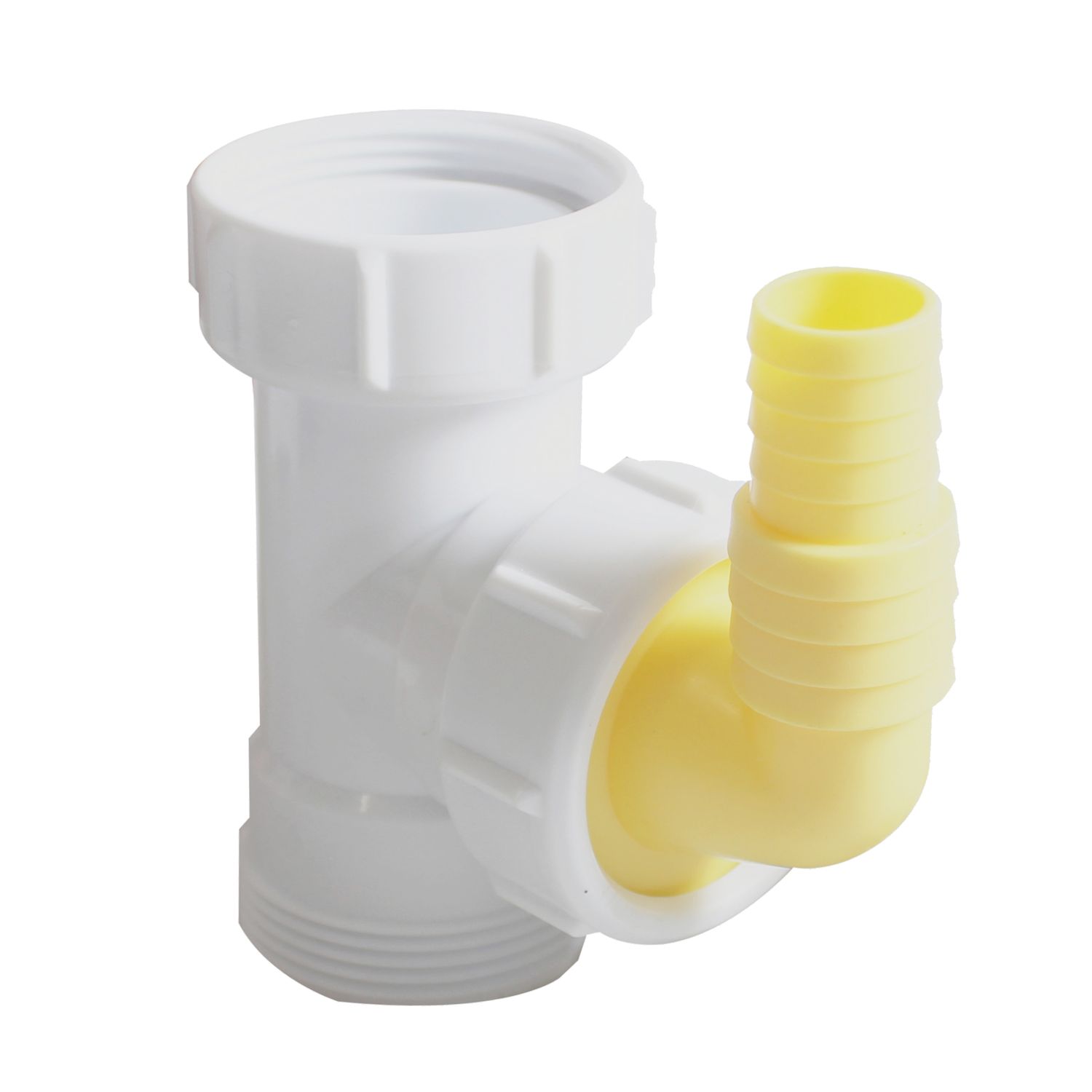 Flomasta Appliance Tee Piece Connector White 48mm (810JN)