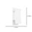 Eglo Verdolino Outdoor LED Wall Light White 4W 1200lm