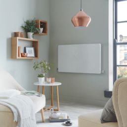 Towelrads Vetro 600mm x 1000mm 2661BTU White Horizontal Designer Radiator