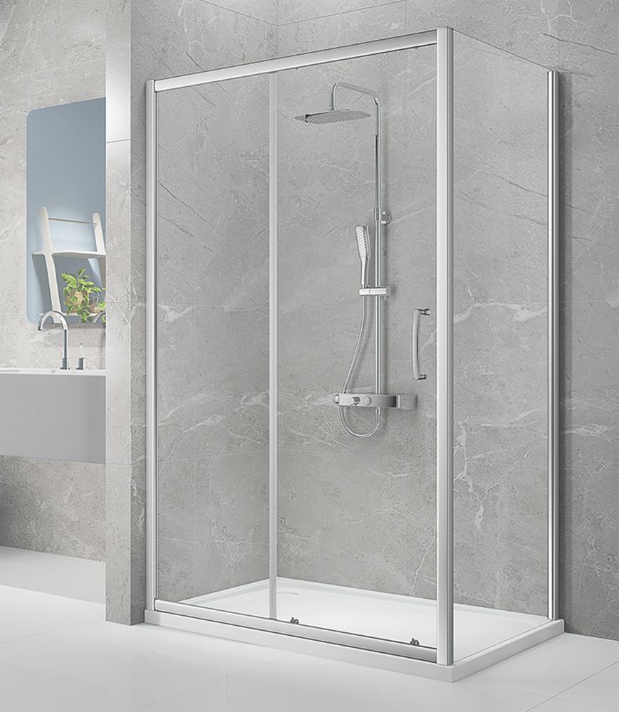 Triton Neo Eight Framed Rectangular Sliding Door Shower Enclosure ...