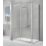 Triton Neo Eight Framed Rectangular Sliding Door Shower Enclosure  Chrome  1100mm x 760mm x 1900mm