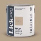 LickPro Max+ 2.5Ltr Beige 02 Eggshell Emulsion  Paint