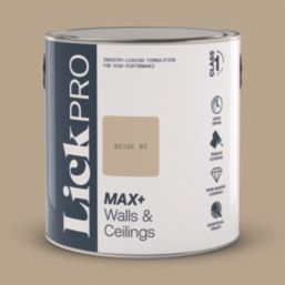 LickPro Max+ 2.5Ltr Beige 02 Eggshell Emulsion  Paint