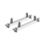 Van Guard VG333-2 Citroen Dispatch 2016 on ULTI Van Roof Bars 1400mm