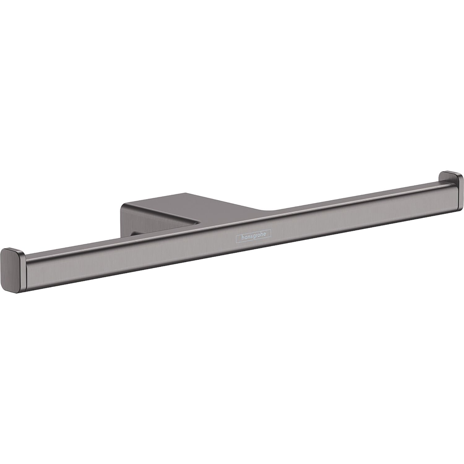Hansgrohe AddStoris Double Toilet Roll Holder Brushed Black Chrome (810VG)