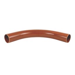 FloPlast Push-Fit 87.5° Plain-End Long Radius Bend 110mm