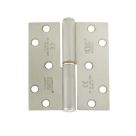 Union PowerLoad Zinc-Plated Left-Handed Grade 13 Fire Rated Lift-Off Hinges 100mm x 88mm 3 Pack