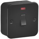 Knightsbridge  20A 1-Gang DP Metal Clad Control Switch with Neon