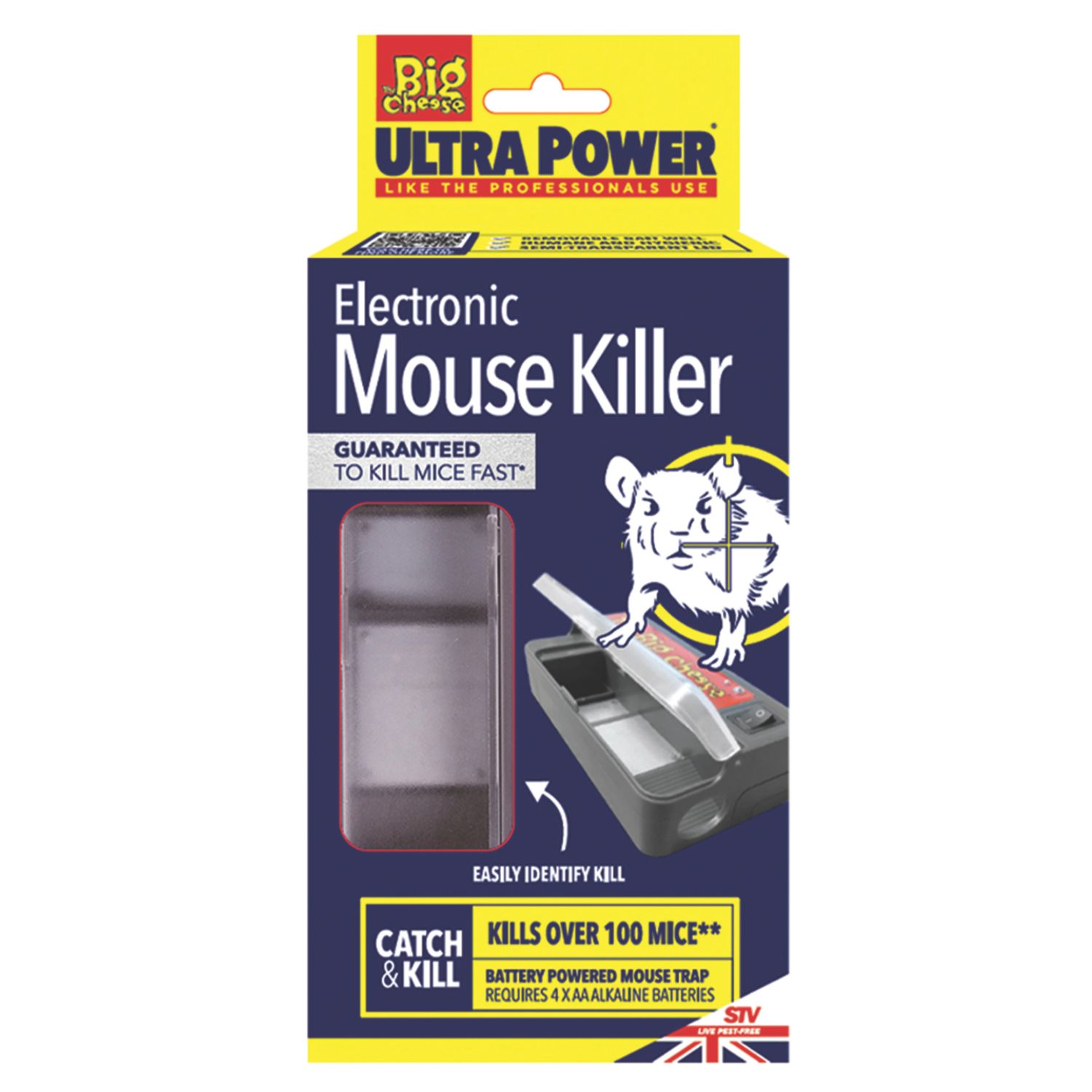 The Big Cheese Plastic Battery-Powered Mouse Electric Mouse Killer (811CR)