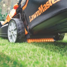 LawnMaster CLMF2434G-1-01 24V 1 x 4.0Ah Lithium MX Brushless Cordless 34cm Rotary Lawn Mower