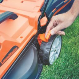 LawnMaster CLMF2434G-1-01 24V 1 x 4.0Ah Lithium MX Brushless Cordless 34cm Rotary Lawn Mower