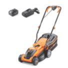 LawnMaster CLMF2434G-1-01 24V 1 x 4.0Ah Lithium MX Brushless Cordless 34cm Rotary Lawn Mower