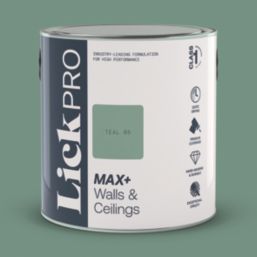 LickPro Max+ 2.5Ltr Teal 05 Matt Emulsion  Paint