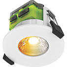 Luceco FType Mk 2 Flat Fixed Cylinder Fire Rated LED Downlight Dim to Warm & CCT White 4-6W 675/690lm