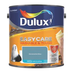 Dulux EasyCare Washable & Tough 2.5Ltr Stonewashed Blue Matt Emulsion  Paint