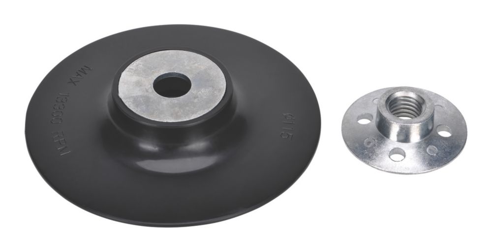Titan Hard Version Grinder Sanding Plate Backing Pad 115mm Screwfix